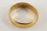 Guldring 23k. 3,4g  A147