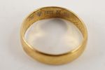Guldring 23k. 3,4g  A147