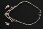 Strasshalsband & örhängen. A158
