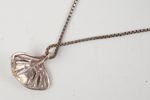 Silverhalsband & hänge 925. 6,6g A176