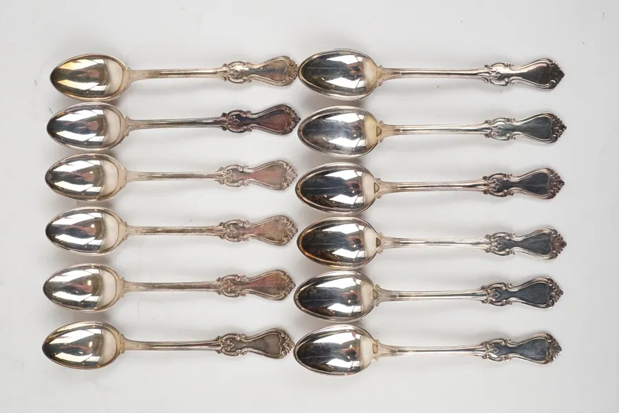 12st Silverskedar 830. 150g A178