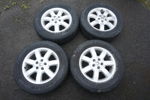 4st Honda CRV fälgar med däck 225/65R17. B136