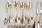 Gense Bestick i nysilver 1,4kg. A120