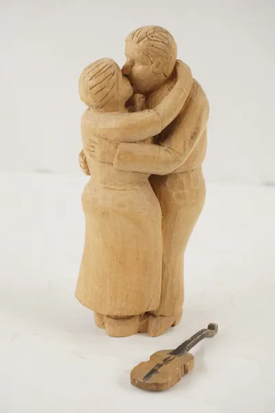 Kramandes träfigur mm. A187