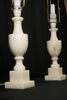 2st Alabaster Bordslampor vit. M32