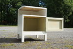 Nattduksbord vit. B221