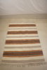 Plastmatta brun/orange/vit 176x121. B230