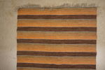 Plastmatta brun/orange 114x150. B231
