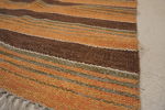 Plastmatta brun/orange 114x150. B231