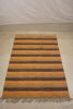 Plastmatta brun/orange 114x150. B231