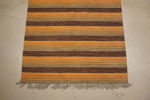 Plastmatta brun/orange 114x150. B231