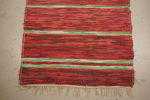 Trasmatta röd/grön 100x170. B234