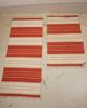 2st plastmattor röd/vit 63x140, 63x100. B235