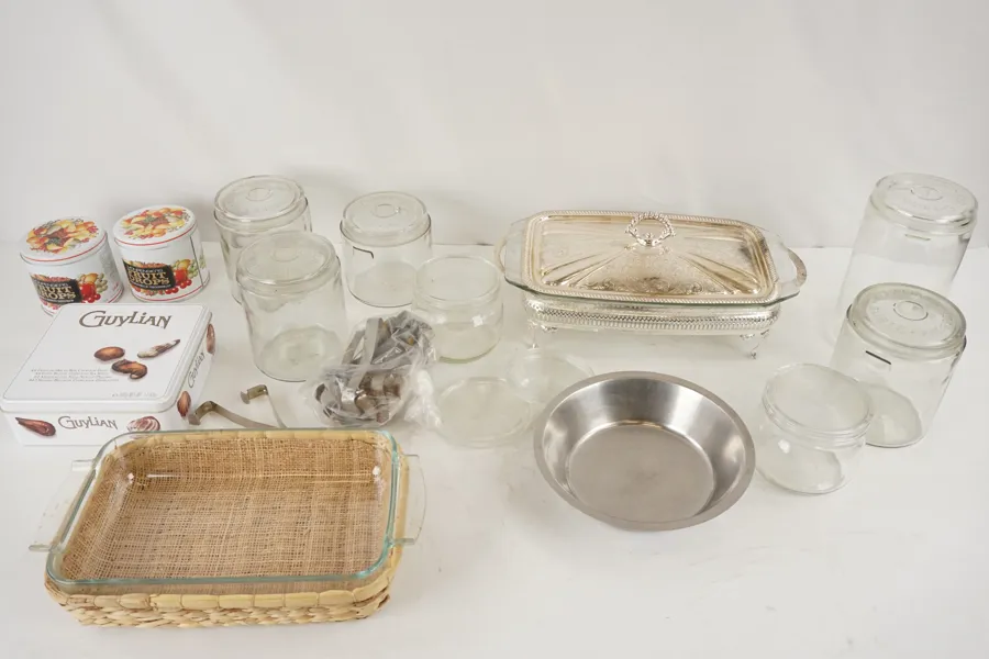 Konserveringsburkar i glas, mm. Bc251