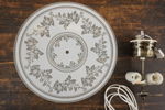 Cottex Taklampa med blommig skärm. B252