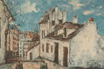 Maurice Utrillo, La Maison de Mimi Pinson, tryck 65x54. M40