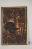 Thorsten Johansson, tjäder på träd, målning, 39x56. M42