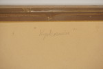 Tavla - Kyrkoruin 73x62. M41/