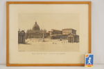 Tryck Piazza San Pietro. 37x29 M26/