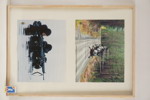 2st Bilder, militär helikopter, 51x71cm. M16/