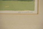 Sven Ljungberg, Litografi, Trädgård 60x47cm. M27/