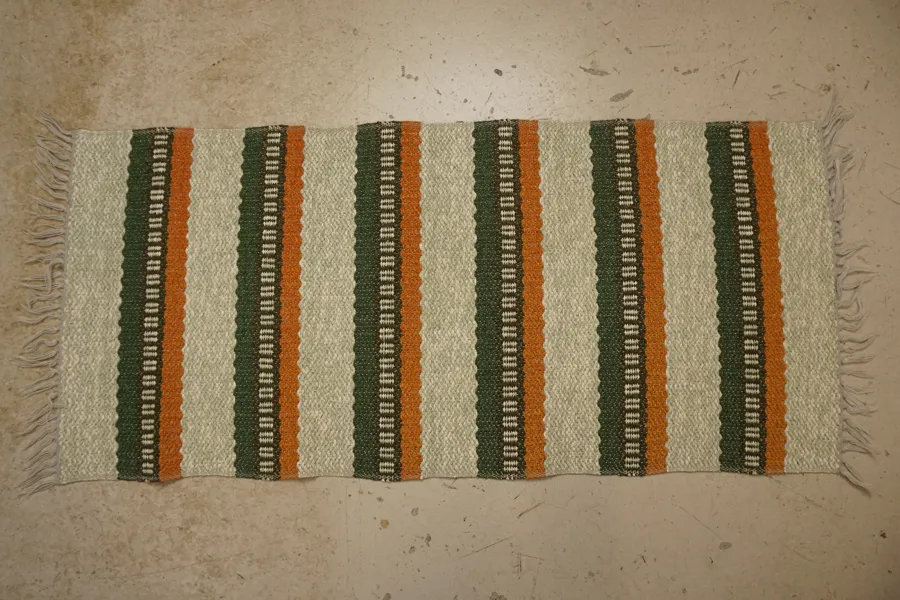 Randig trasmatta 57x195cm. B49/