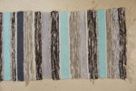Matta 195x70cm, blå mm. B280/