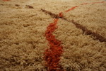 Bomulls matta 160x230cm, bege mm. B67/