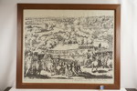 Slaget vid Rain am Lech, tryck 128x106 cm. B76/