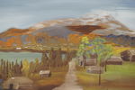 A.H, Åreskutan, målning, 75x54. M45