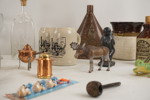 Jie pompaljusstake, Älg figur mm. BC183/