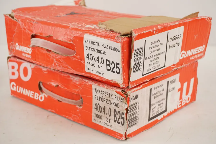 2Pkt Ankarspik 40x4,0 bandad . BC195/