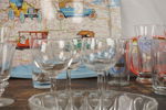 CinZano Vermouth bricka, glas mm. Bc290