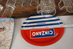 CinZano Vermouth bricka, glas mm. Bc290