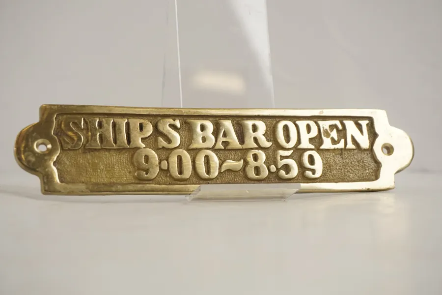 ShipsBar Open Plakett. A260