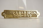 ShipsBar Open Plakett. A260