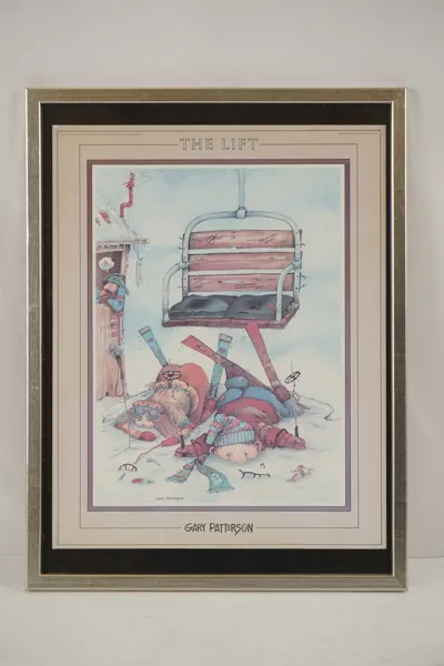 Gary Patterson, The Lift, tryck, 32x42. M52