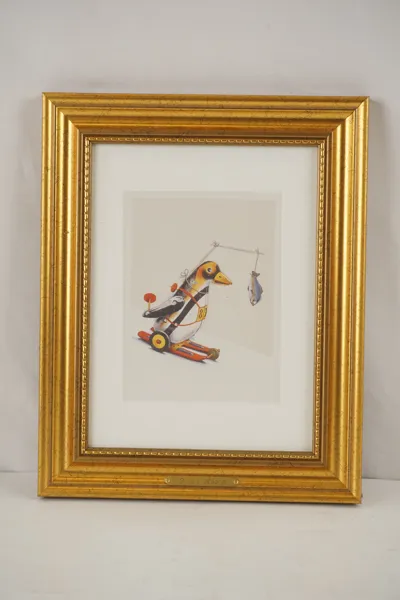 Lasse Åberg, SON, färglitografi, 24x30. M53