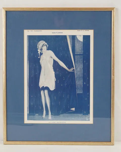 La Vie Parisienne, La lune indiscrète, tryck, 36x44. M59