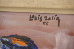 Louis Zelig, frukt & kanna, målning, 53x34. M69