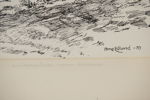 Arne Edlund, Lillhärdalsgården, tryck, 50x38. M71