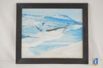 Snöigt bergslandskap, målning, 52,5x44,5. M78
