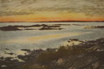 Bruno Liljefors, Midsommarnatt till Signe, tryck, 56x45. M80