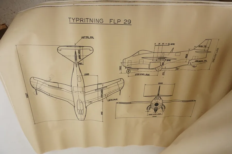 Militära ritningar, Typritning FLP 29 mm. M91