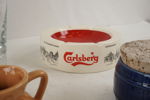 Keramik kannor, Carlsberg Copenhagen askfat mm. A296