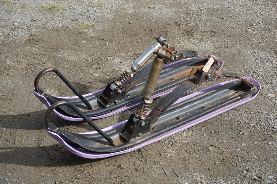 2st Ockelbo 600/6000 Skoter skidor. B10