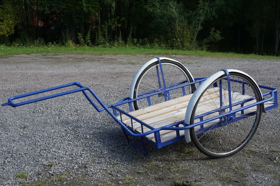 Blå Cykelkärra. B14