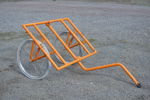 Cykelkärra i orange. B24