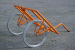 Cykelkärra i orange. B24