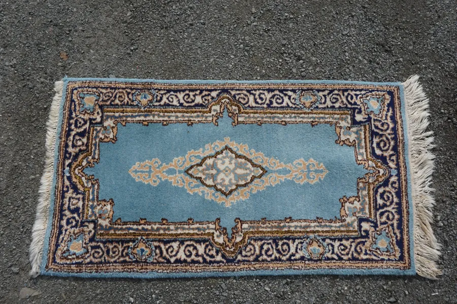 Matta oriental, blå 117x64. B55